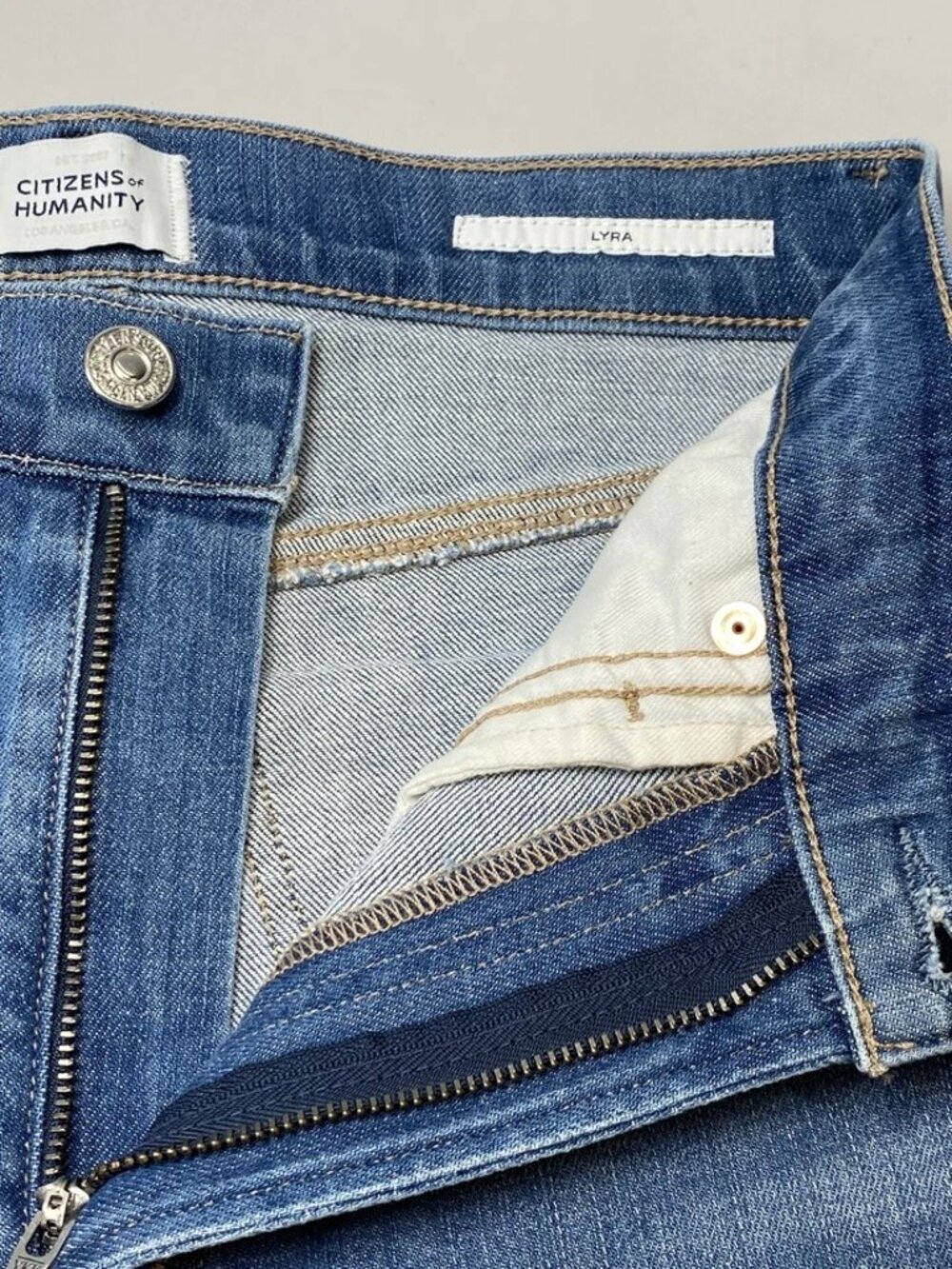Citizens Of Humanity Women Jeans Blue Size 26 Lyra Long Wide Leg High Rise Bhodi - Picture 6 of 9